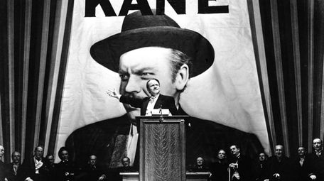 Orson Welles' "Citizen Kane" (1941) is among the