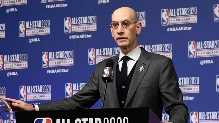 NBA Commissioner Adam Silver unveils the NBA All-Star