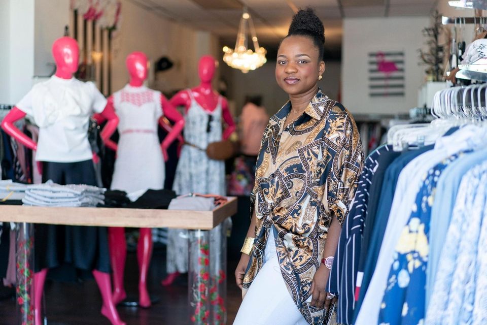 Sagine Pierre Charles, 40, owner of three-year-old women's