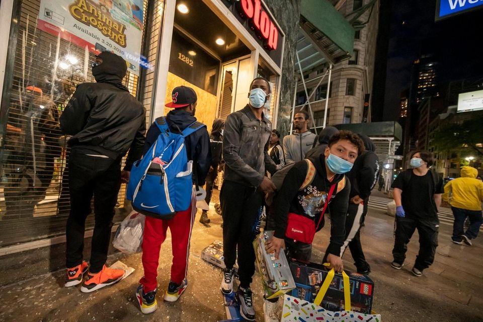 Looters taking advantage of a very sensitive and