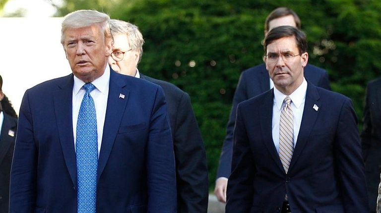 Defense Secretary Mark Esper was one of the
