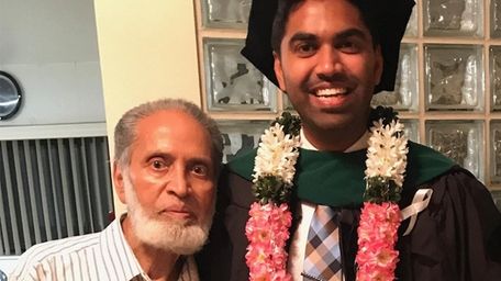 Zaki Y. Azam, a first-year medical intern, with