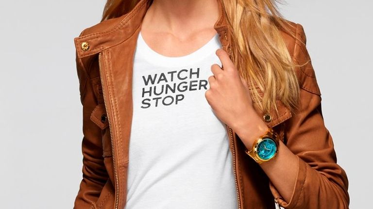 Michael Kors is battling world hunger with a
