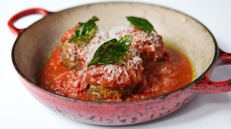 Carbone's meatballs are on the menu of its