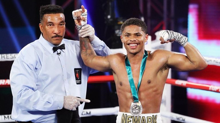 In this handout image provided by Top Rank,