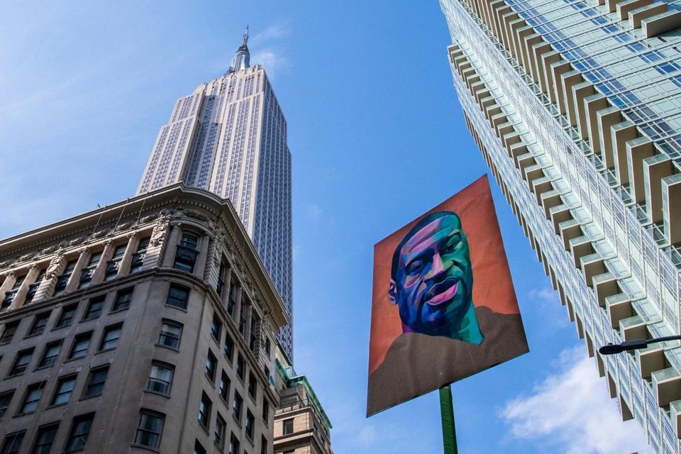 A Black Lives Matter protest marches from Washington