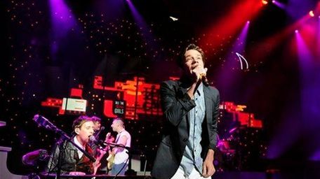 Nate Ruess of the band fun. performs at