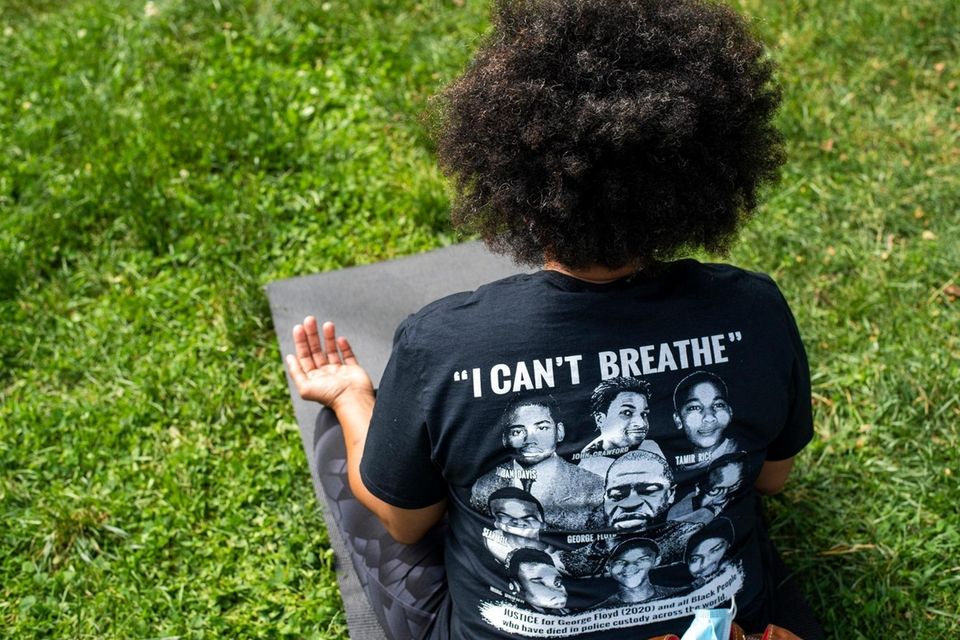 Meditating for Black Lives in Herbert Von King