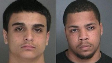 Sion Sosa, 19, left, Maurice Jones, 20, right,