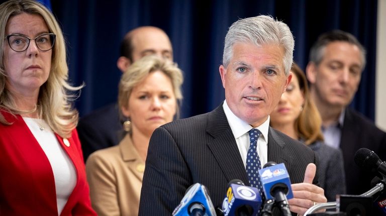 Suffolk County Executive Steve Bellone unveils legislation on