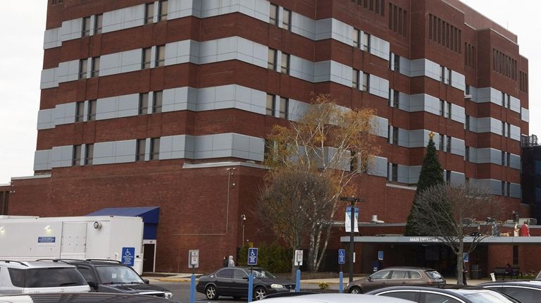 An employee of Southside Hospital in Bay Shore