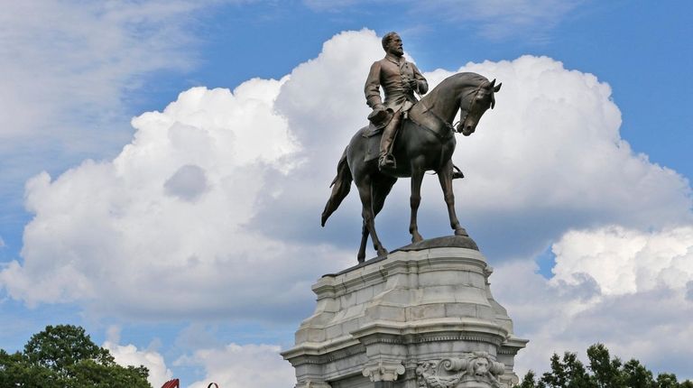 The statue of Confederate General Robert E. Lee