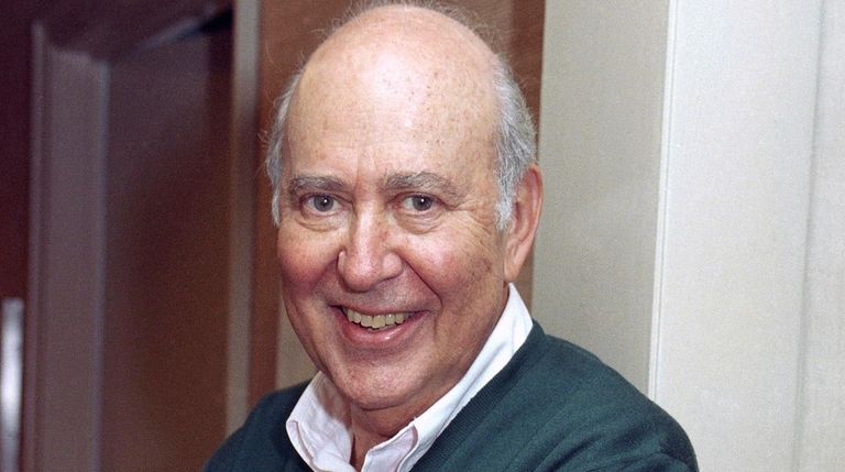 Writer-comedian and film director Carl Reiner after an