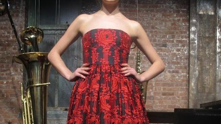 A model wears Alice + Olivia Fall 2013