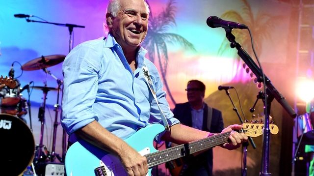 Jimmy Buffett performs at the after party for