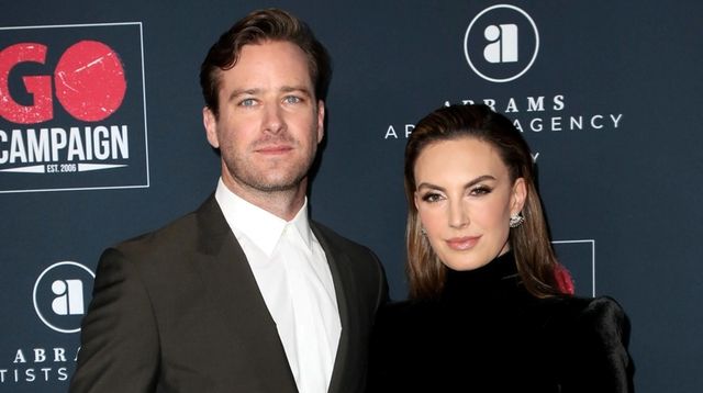 Armie Hammer and Elizabeth Chambers, who were married