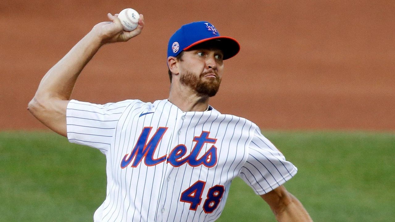 Back Tightness Causes Mets Ace Jacob Degrom To Exit Intrasquad Game After Just One Inning Newsday