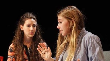 Lauren Culpepper, left, and Zosia Mamet, in