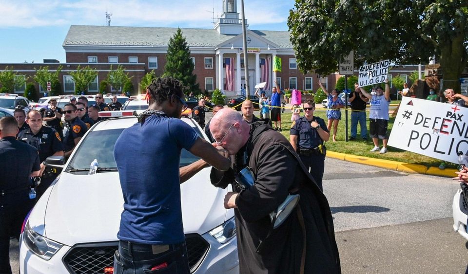 Black Live Matter protester Richard Jerrick, of Amityville,