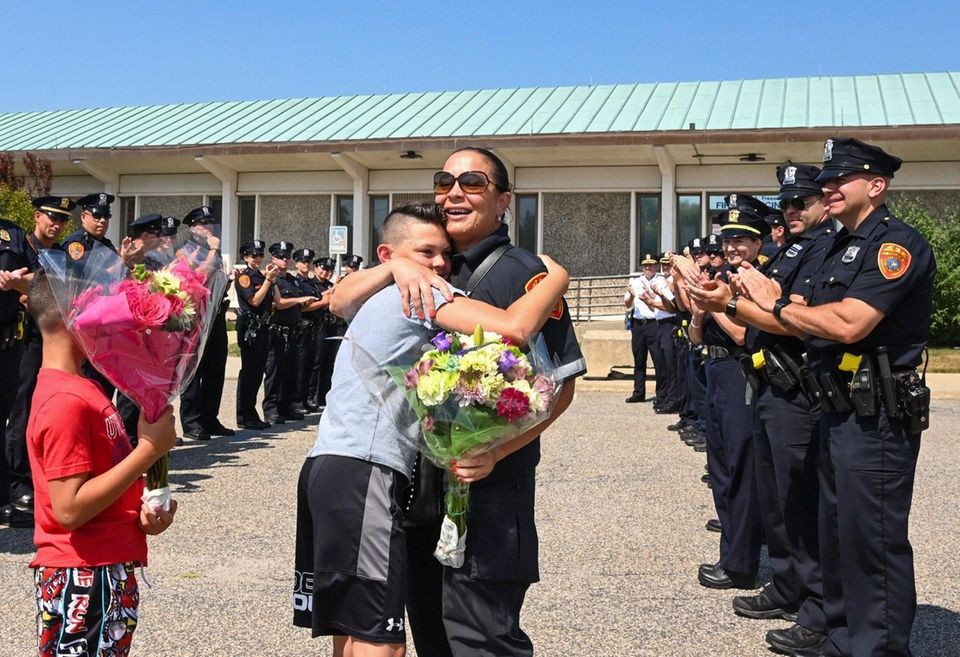 First Precinct Suffolk County police officer Patricia Torres,