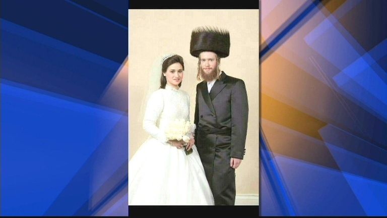 Couple Raizy and Nachman Glauber, both 21, were