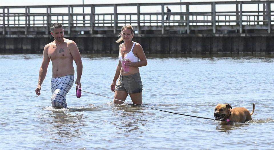 Holtsville's Christina Braun and her boyfriend of 11
