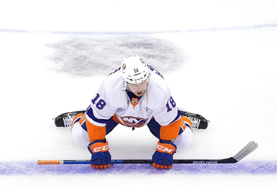 Anthony Beauvillier #18 of the New York Islanders
