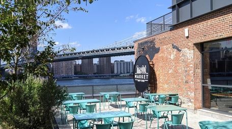 The rooftop dining area at Time Out Market