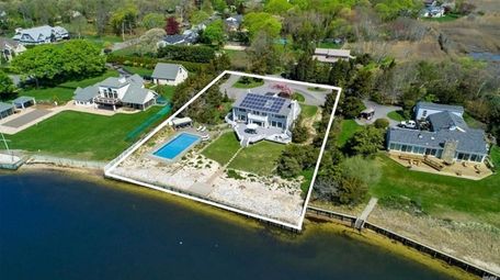 Listed for $1,395,000, this waterfront home in Bayport
