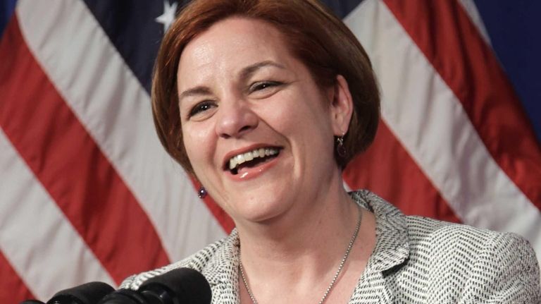 Christine Quinn is the first female New York