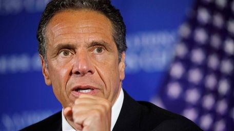 Cuomo, pictured in May, said Saturday that hospitalizations