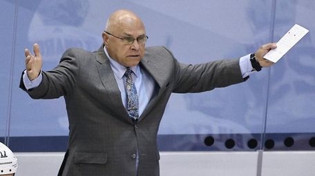 Head coach Barry Trotz of the New York