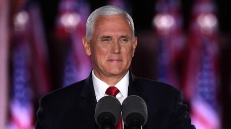 Vice President Mike Pence speaks during the third