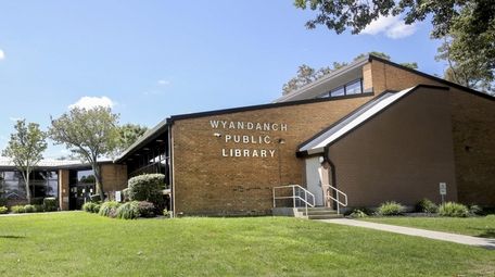 The Wyandanch Public Library on Aug. 20, where