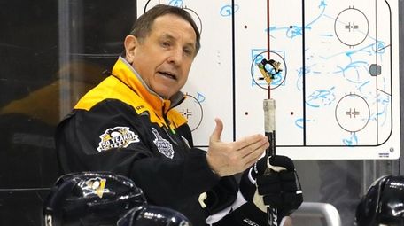 Assistant Coach Jacques Martin of the Pittsburgh Penguins