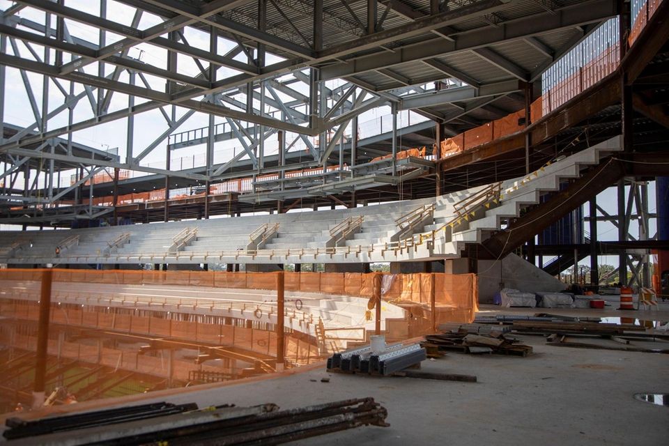 The bowl inside the UBS Arena the new