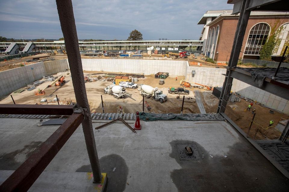 Loading dock at the UBS Arena the new