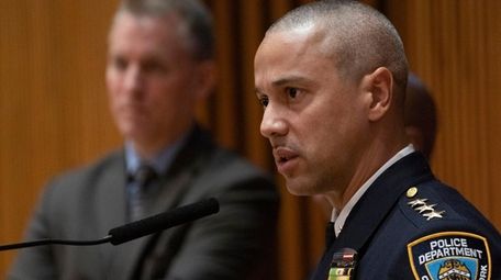 NYPD Chief of Patrol Fausto B. Pichardo speaks
