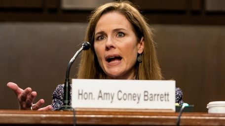 Supreme Court nominee Amy Coney Barrett during the