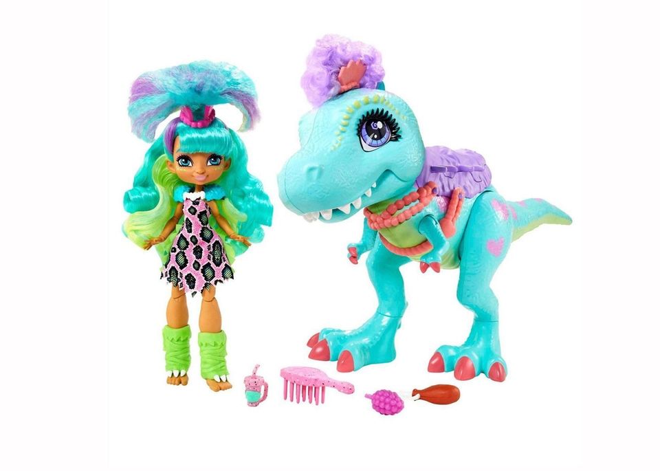 Mattel's Cave Club Dino/Doll is a combination toy