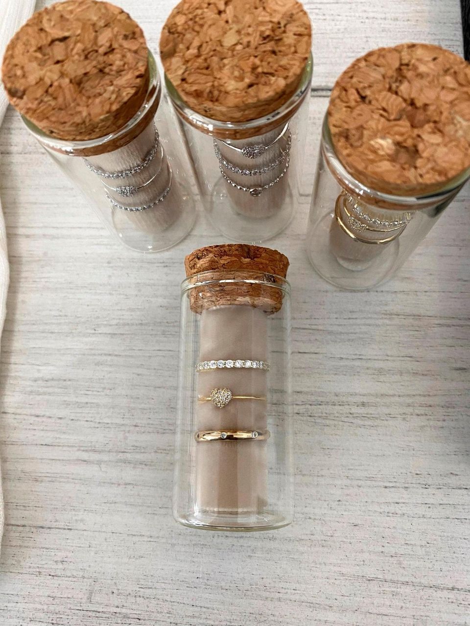 Send a message in a cork-topped bottle with