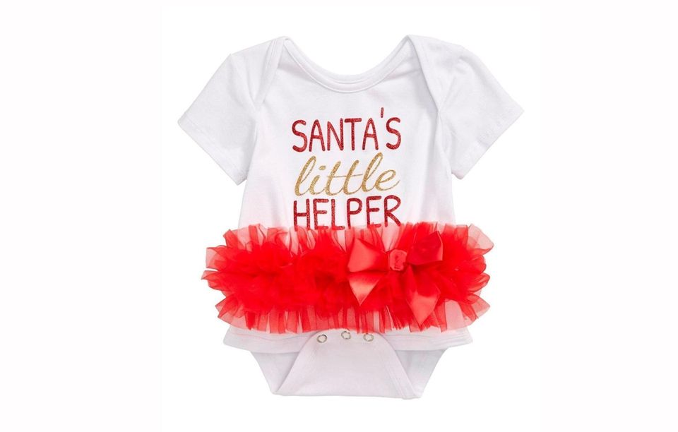 Tutu cute, this basic onesie becomes a holiday