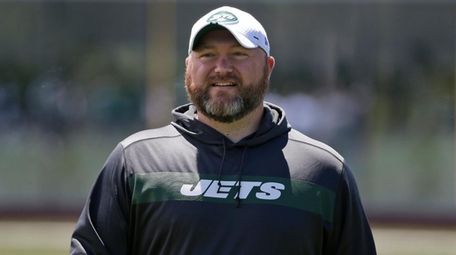 Jets general manager Joe Douglas, shown here at