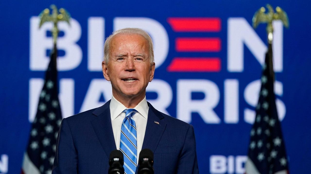 Democratic presidential nominee Joe Biden made an address