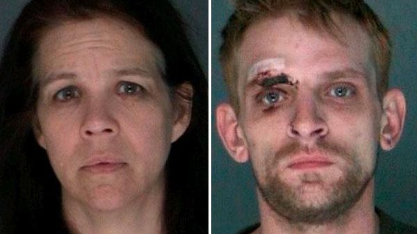 Kristie Laird, 45, of Deer Park, left, and