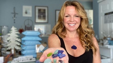 Heather Hallam, owner of Sea Glass & Sunsets,