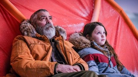 George Clooney and Caoilinn Springall in Netflix's "The