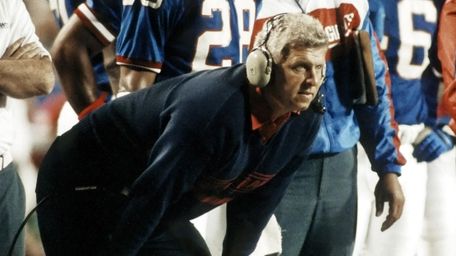 Head coach Bill Parcells of the New York