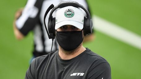 Head coach Adam Gase of the Jets looks