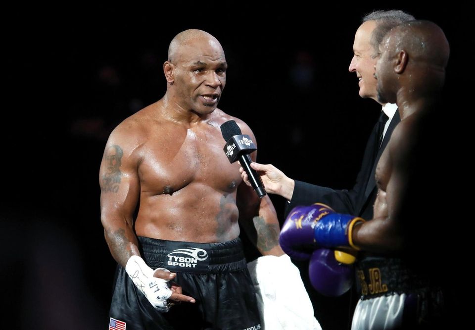 LOS ANGELES, CALIFORNIA - NOVEMBER 28: Mike Tyson